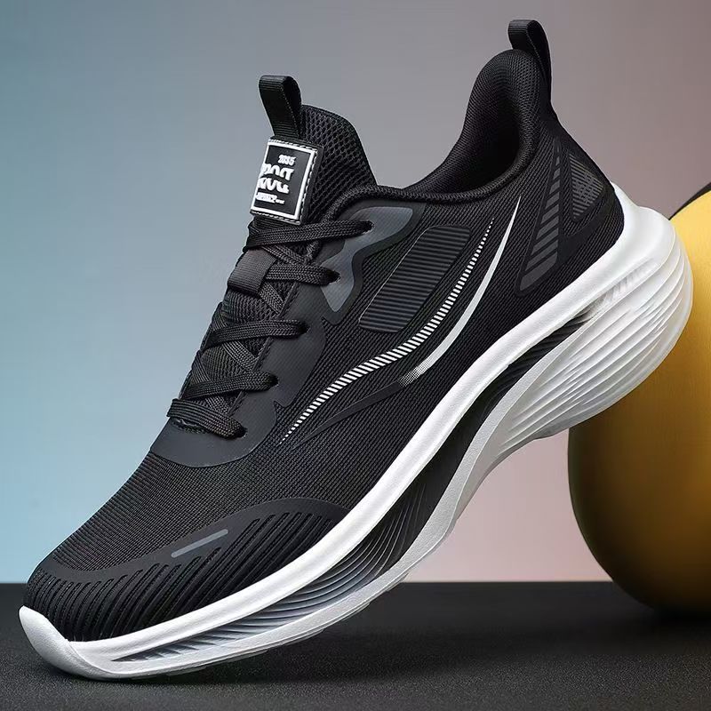 Autumn New Men's Shoes Summer Breathable Mesh Couple Sports Shoes Non-slip Shock-absorbing Running Shoes Comfortable and Lightweight