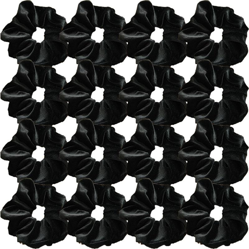 Koreanischer Samt Scrunchie Gummi Elastische Haarbänder Damen Einfarbig Stirnband Pferdeschwanzhalter Bänder Seil Mädchen Haaraccessoires