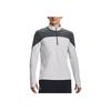 Under Armour Color Block Breathable Casual Long Sleeve T-Shirt Men Tops Black White 1326595-018