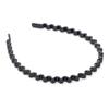 Elastic Plastic Leopard 1 pc Fashion Mens Women Unisex Black Hair Head Hoop Band Sport Headband Hairband Accessories