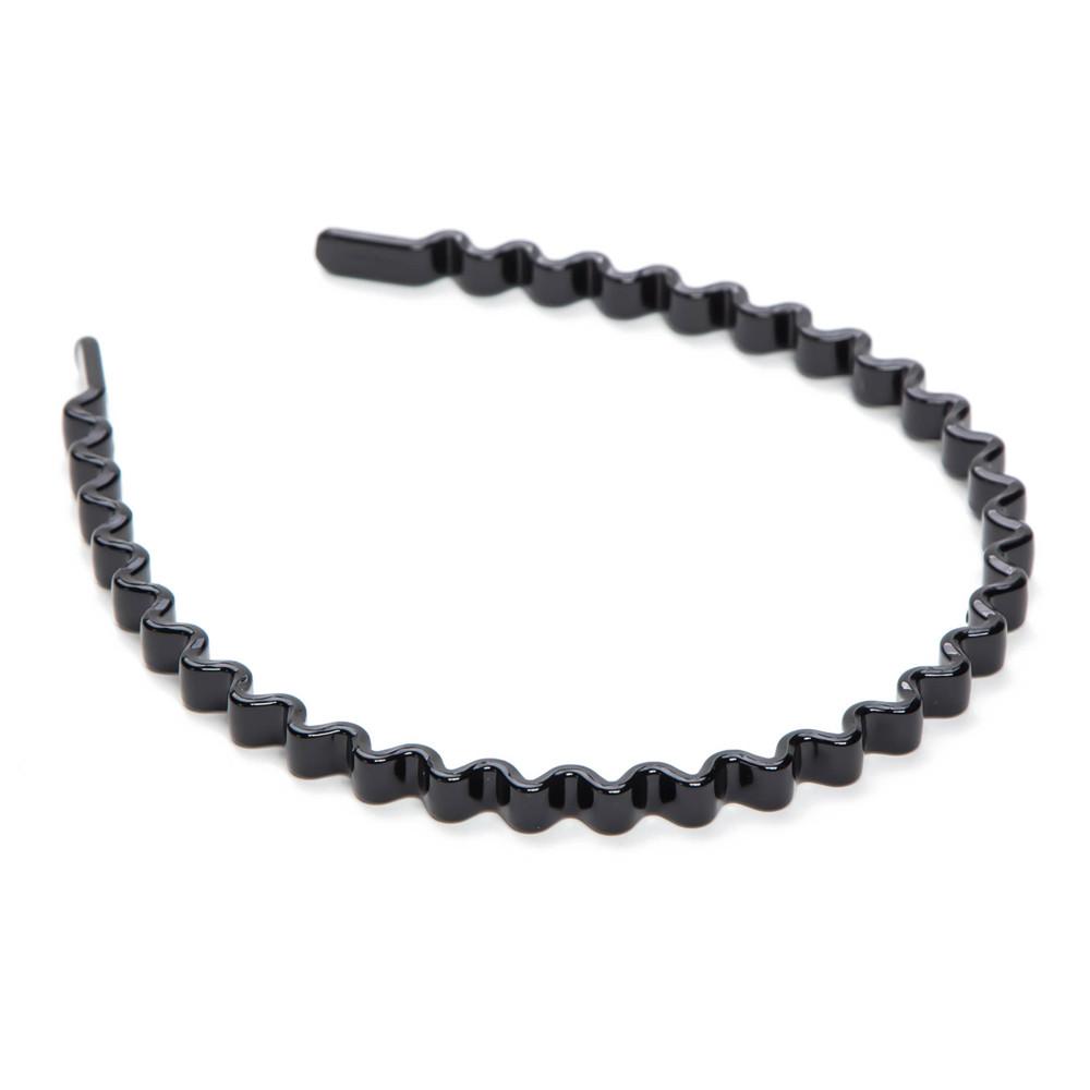 Elastic Plastic Leopard 1 pc Fashion Mens Women Unisex Black Hair Head Hoop Band Sport Headband Hairband Accessories