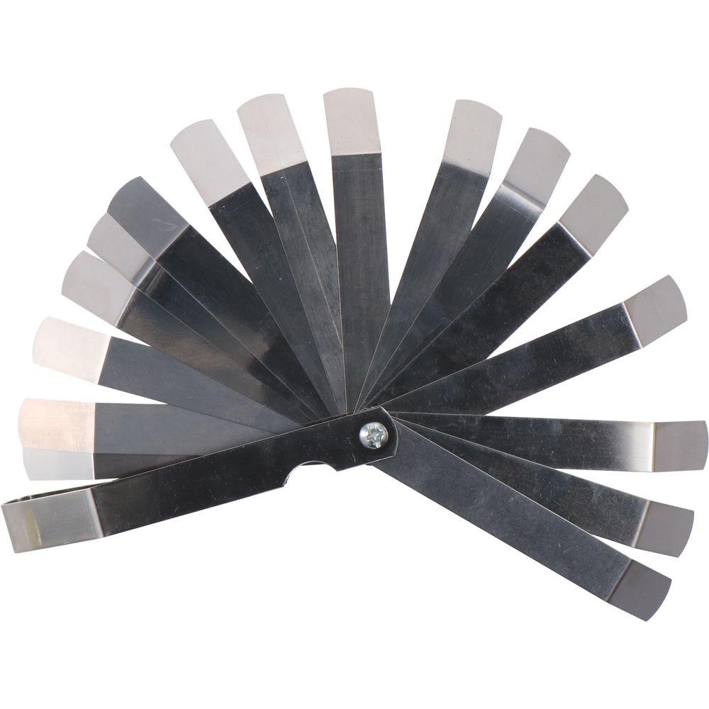 Stainless Steel 16 Blades 0.127-0.508MM Gauge 100mm Feeler Gauge Metric