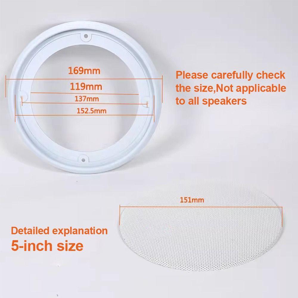1Pcs 4/5/6.5/8inch Car Speaker Protective Grill Speaker Mesh  Car Audio System Ceiling Speaker
