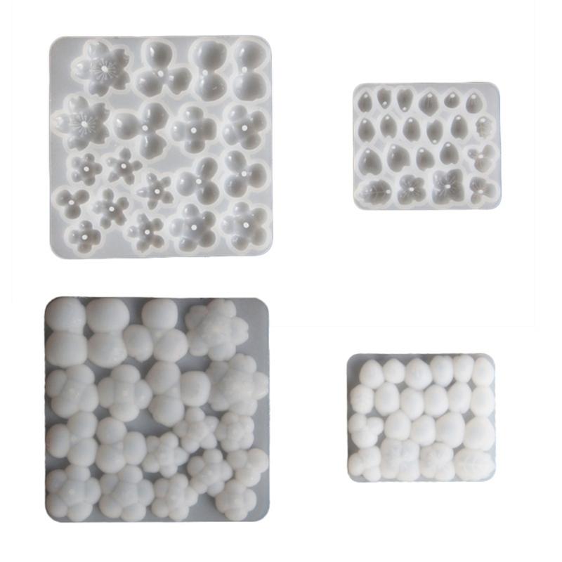 Heat Resistant Silicone Mould Set For Handmade Floral Pendant Charm Jewelry Designs Craft Projects
