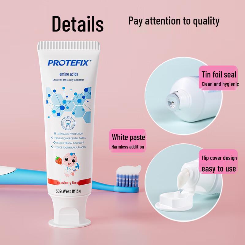 PROTEFIX 99.9% Amino Acid Kids Fluoride Toothpaste