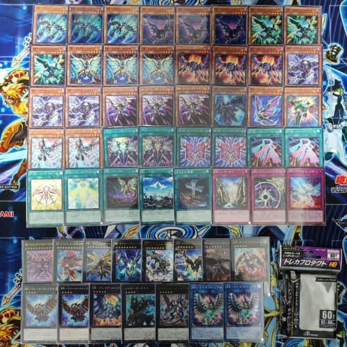 [Deck Sale] Raid Raptors Deck Pre-built Deck with Sleeves: Run-Up Mana - Skip Force, Run-Up Mana - Arsenal Falcon, and Run-Up Mana - Wise Strix