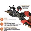 Steel Hole Punch Pliers Revolving Eyelet Piercer Multifunctional Belt Puncher  Punch Hole Tool