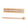 Hand Chime Bell Musical Instrument Energy Mallet Included for Meditation School Classroom