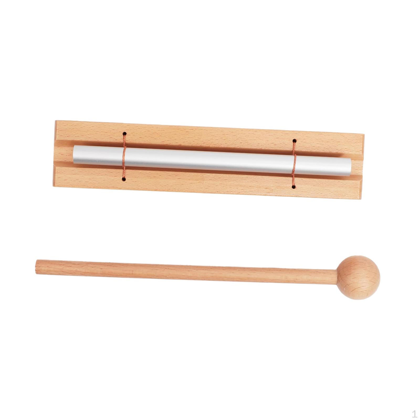 

Hand Chime Bell Musical Instrument Energy Mallet Included for Meditation School Classroom