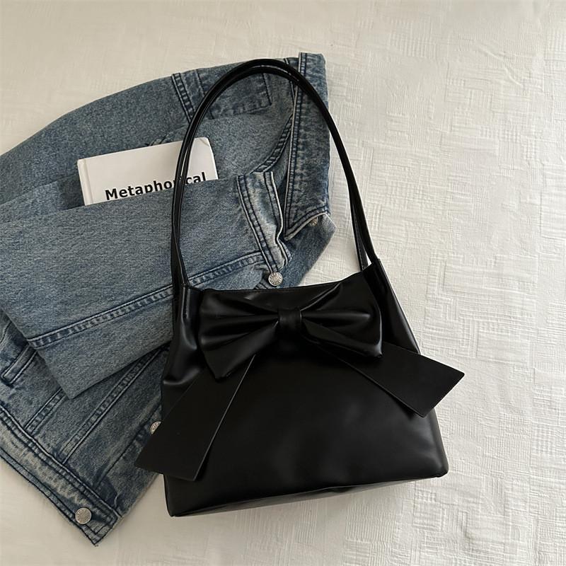 Stylish Large Capacity Butterfly Knot Tote Bag For Women Perfect For Daily Commuting