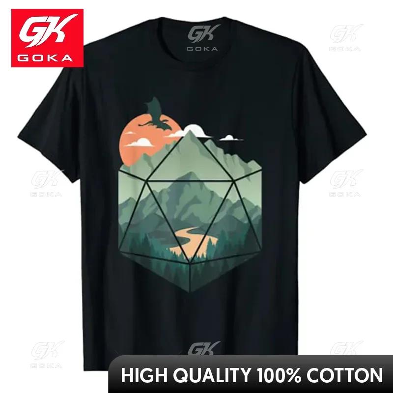

Fantasy Art Nerdy Gaming Geeky Gamer TShirt Gift Funny Virtually World Video Game Lover Graphic Tee Tops Short Sleeve Blouses S