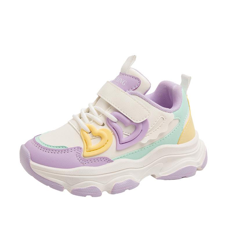 

Кроссовки для девочек, обувь для папы, детская обувь 6-12 лет, детские кроссовки для бега 26 фиолетовый