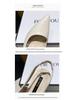 2024 Spring/Summer Stiletto Heeled Sandals: Women's Open-Back, Pointed Toe, Shallow Mouth Shoes
