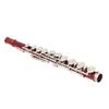 16-hole Closed-cell Flute Copper-nickel Silver-plated C Key Flute  with Accessories
