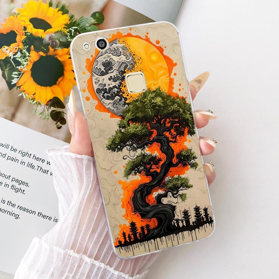 For Huawei P10 Lite Case WAS-LX1 WAS-LX2 Cute Lion Fashion Painted Cover Soft Slim Phone Case For Huawei P10 Lite P10Lite Fundas