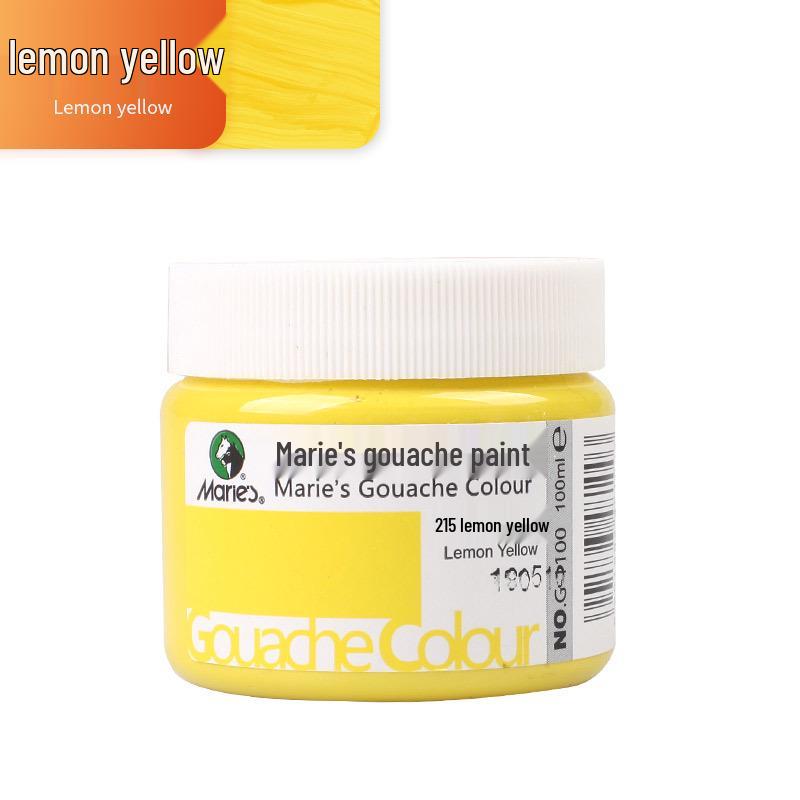 Mali Afwasbare Gouache Verf 100ml - Handgeschilderde Kleuren voor Kinderen en Studenten