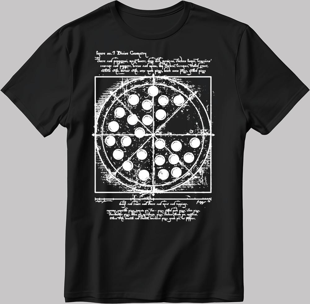 

Pizza Slice Figures red, white design Short Sleeve T Shirt Men / Woman E020 4XL