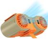 Five Gear Wind Split 2-in-1 Waist Hanging Fan Portable Portable Fan Hanging Neck Fan  Office