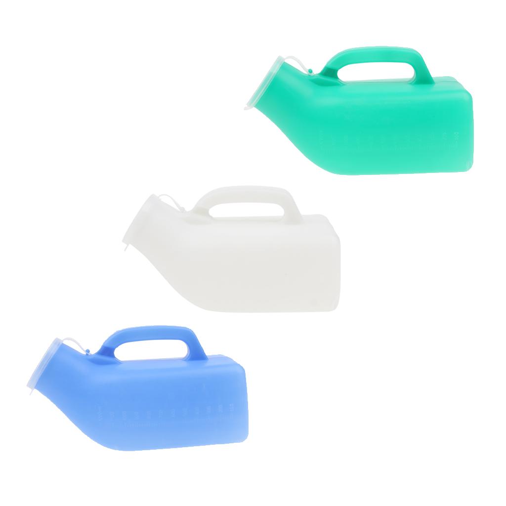 Male Urinal Pee Potty Bottle with Cover & Handle, Emergency Aid; 23 X 9.3 X 12