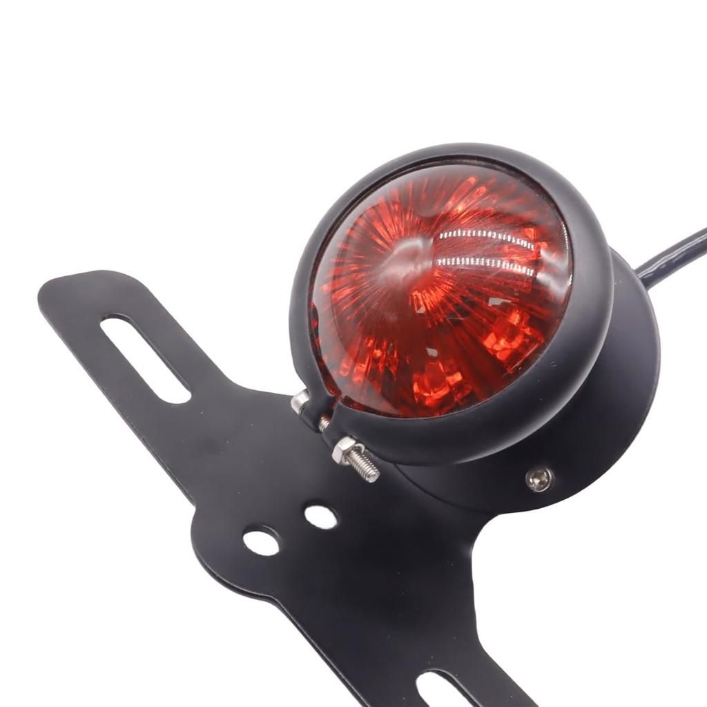 YIBO Motorrad Triumph Custom Retro Rücklicht Rückbremslichter Kennzeichenleuchte Halterung