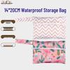 Bolsa de Viagem Impermeável 14x20 para Fraldas e Higiene Pessoal com Zíper