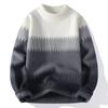 2025 Men's Winter Mink Velvet Scarecrow Knit Round Neck Sweater