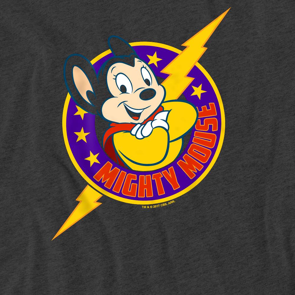 Mighty Mouse Unisex Adult Mighty Hero T-Shirt