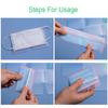 Dustproof Mask Folder Container Foldable Face Mask Storage Folder Clip Disposable Mask Storage Box Organizer Face Mask Case