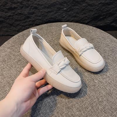 Fashion Women's Ladies Female Genuine Leather Flats Platform Slip On Soft Loafers Zapatos Mujeres Mocasines Spring Vulcanized Shoes