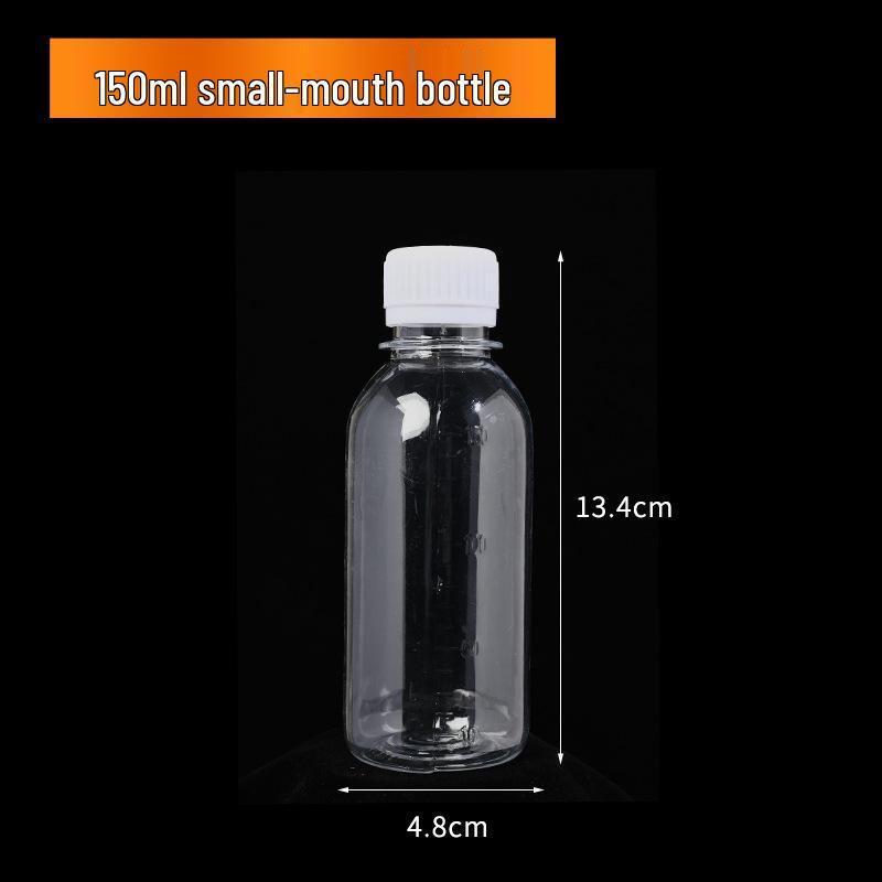 Food Grade PET Polyester Bottle with Tear-off Cap, 100ml/500ml