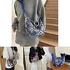 Fashionable 2023 Fall Trendy Shoulder Bag Chic Street Style Dumpling Bag In Canvas