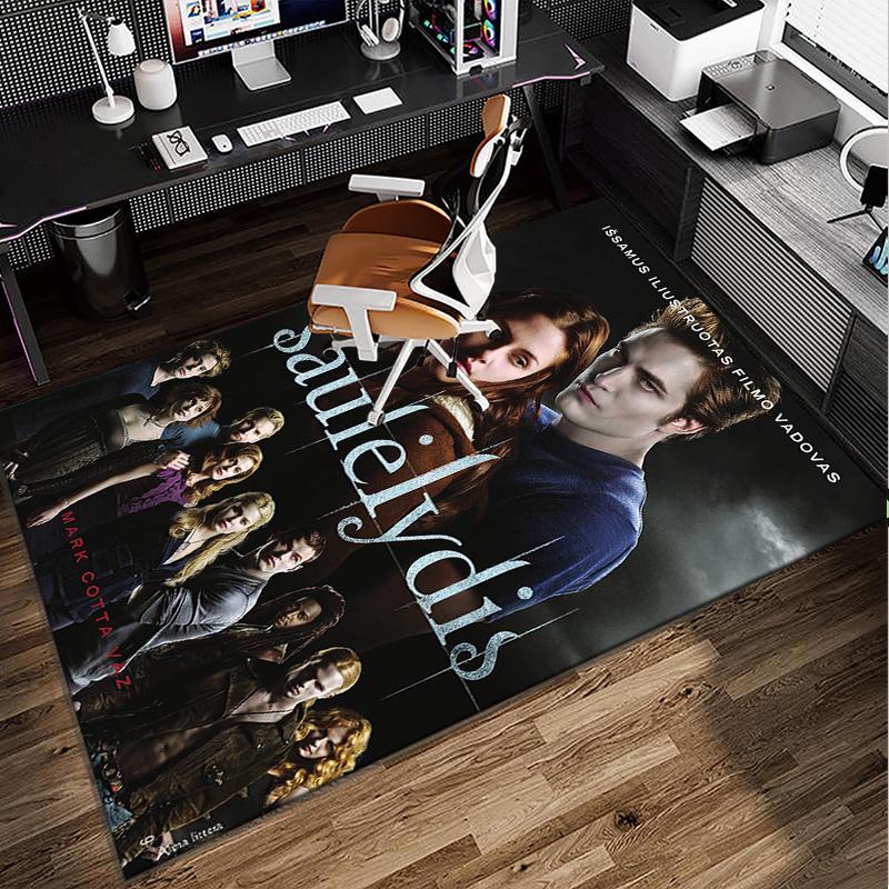 vampire Saga Characters Office Rug Chair Mat, Game Carpet, Suitable for Front Door, Bedroom, Living Room, Desk, Holiday Gift