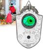 Halloween OneEyed Doorbell Decoration Door Hanging Doorbell Eyeball with Sound(White )