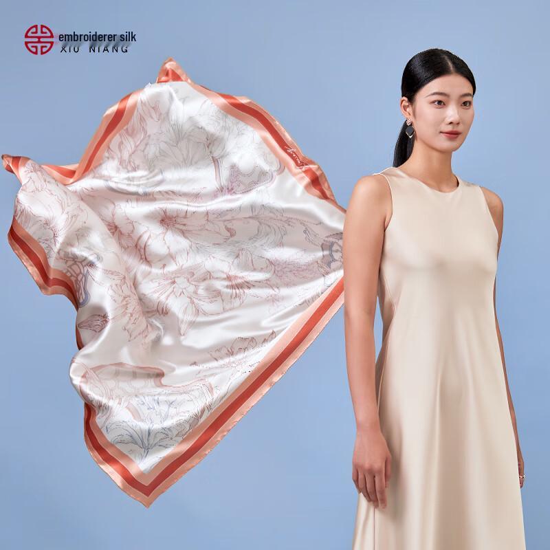 Luxury Mulberry Silk Square Scarf Gift Set for Women
