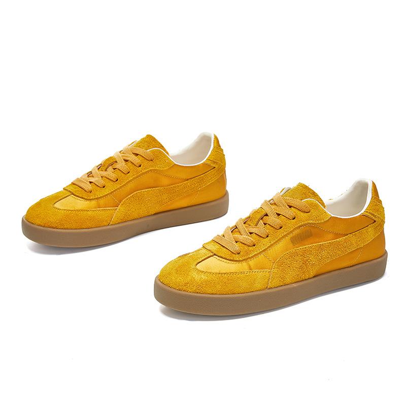 The first layer of cowhide women's shoes autumn platform white shoes women's casual board shoes fashion sports shoes