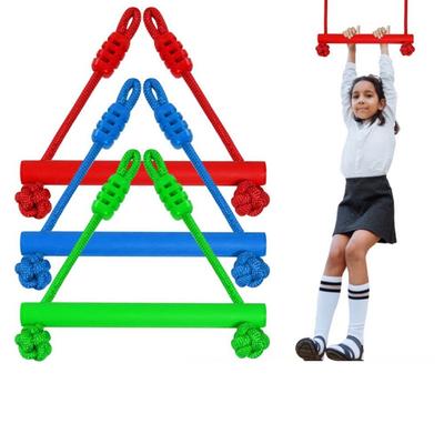 Durable Fun Hanging Bars Sturdy Toys Slackline Swing Bars Play Equipment High Quality Horizontal Monkey Bars Outside Climbing