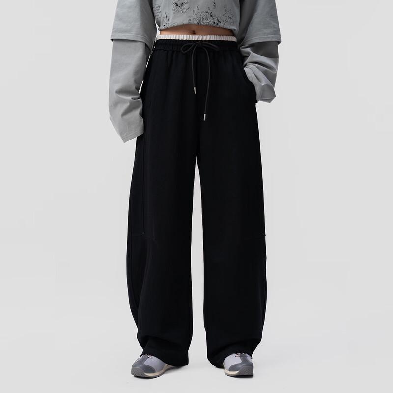 AOGZ Unisex Loose Straight Leg Casual Trousers