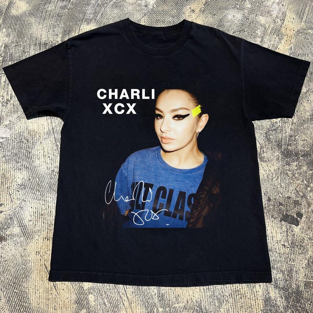 

НОВАЯ футболка с коротким рукавом Charli XCX, подарочная, для фанатов, черная, все размеры, унисекс XXXL