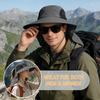 UPF 50+ Sun Hat with Neck Flap for Men Women, Wide Brim Hiking Fishing Hat UV Protection