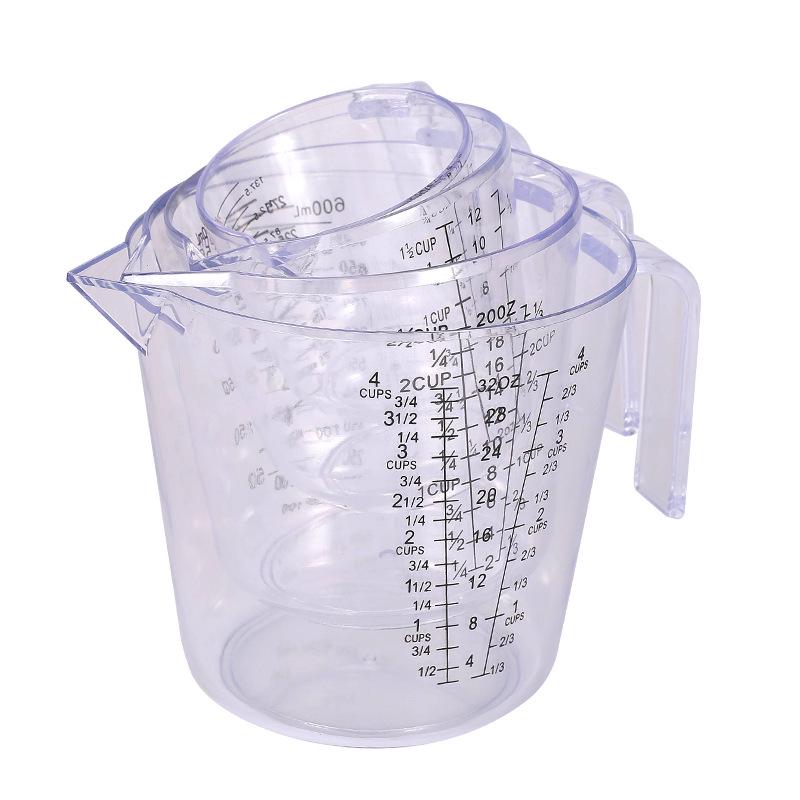 Transparent Measuring Cup Cylinder - 150/300/600/1000ml Kitchen Baking Tool