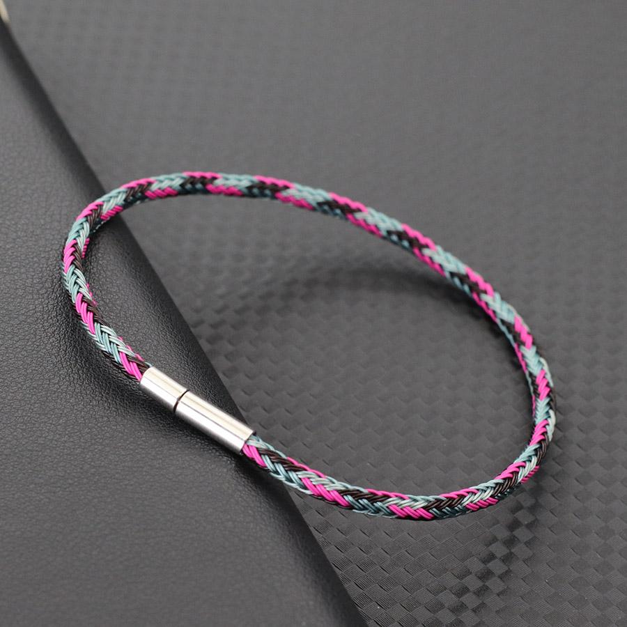 

New Simple Style 3mm Thin Stainless Steel Wire Bangle Bracelet For Men Multiple Colors Sizes Casual Cycling Braslet Accessories S 18.5cm 7.3Inch