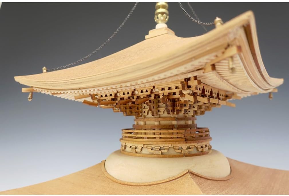 Woody Joe 1/50 Ishiyama-dera Temple Pagoda Wooden Model Assembly Kit (Building)