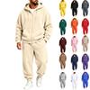 Herren Zip-Up Kapuzenpullover Sportliche Trainingsjacke für Freizeitkleidung