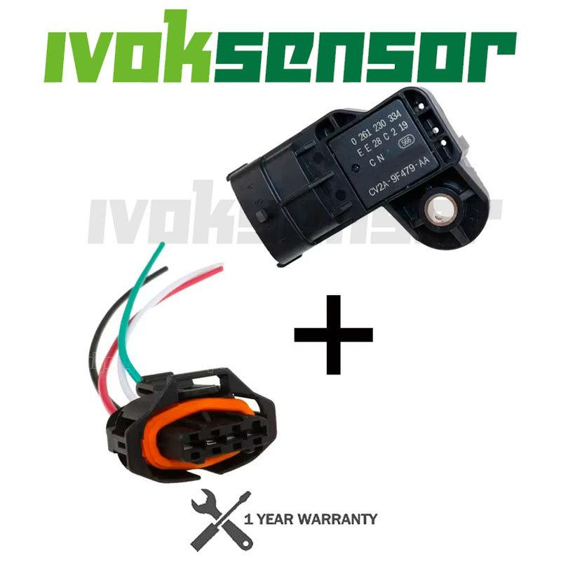 Brand New Manifold Absolute Pressure Sensor Map Sensor For Ford Fiesta MK6 Focus MK3 Escape 1.6 0261230334 CV2A9F479AA 1751185
