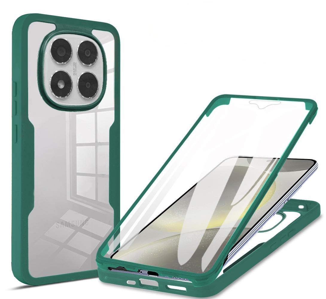 

Case for Xiaomi Redmi Note 14Pro 4G, [with built-in screen protector] [military-grade shockproof] зелений