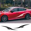 2ks Auto Závodní Sportovní Samolepka Auto Vinylová Boční Lišty Obtisk Vtipná Stylová Grafika DIY Stylingová Samolepka Auto Tuningové Příslušenství