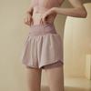 High-Waist Women's Breathable Summer Yoga Shorts with Pockets - Three-Quarter Length, Anti-Exposure Fitness Pants