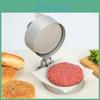 Hochwertige manuelle Hamburgerpresse Kompakte Aluminiumlegierung Verstellbare Fleischform für perfekte Patties