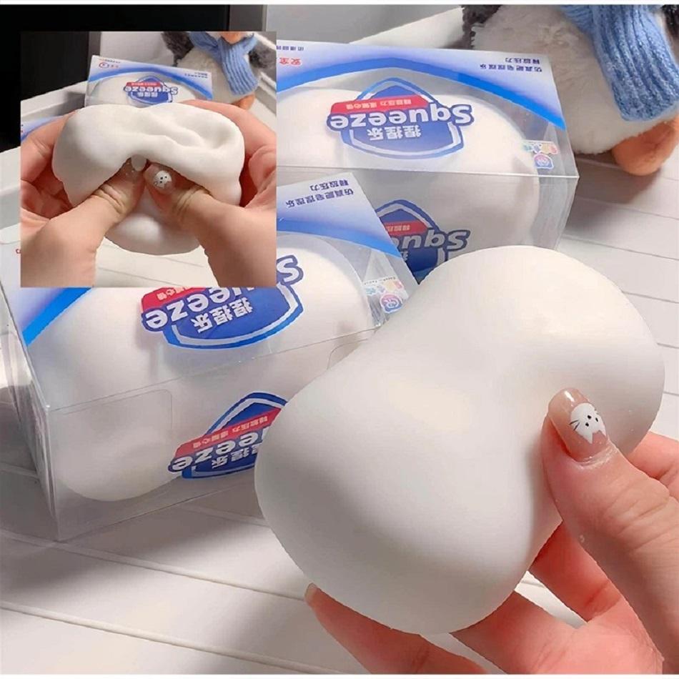 Squishy Soap Party Favors Gifts Simulated Soap Anti-Stress Fidget Toy Squishy Soap Desktop Accessiories Birthday Party Gifts