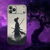 Japan Samurai Phone Case For iPhone 17,16,15,14,13,12,11,Pro,Max,Plus,E,SE4,Air,Mini Black Soft Funda